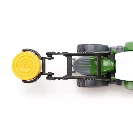 Tractor de juguete Fendt con pinzas para pacas de metal y plástico