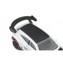 Miniatura metálica del coche eléctrico Ford Mustang Mach-E 1400 de Siku con detalles de competición.