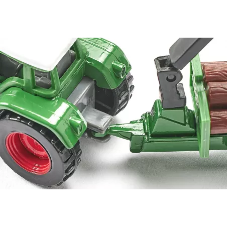 Tractor Fendt con remolque forestal - Blister