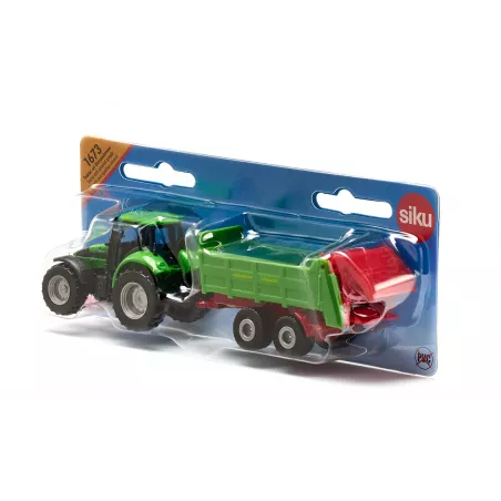 Deutz-Fahr con remoquel exparcidor - Blister