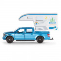 Camioneta Ford F150 camper de juguete con puertas abatibles de metal y plástico