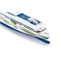 Maqueta detallada a escala 1:1000 del ferry Tallink Megastar, fabricada en metal y plástico.