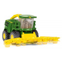 Tractor de juguete John Deere 8500i a escala 1:87 de metal y plástico