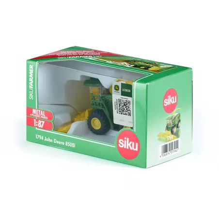 Tractor de juguete John Deere 8500i a escala 1:87 de metal y plástico