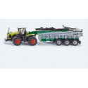 Tractor Claas Xerion con cisterna - escala 1:87