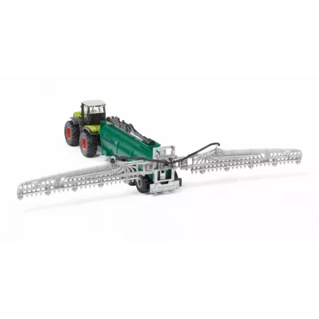 Tractor Claas Xerion con cisterna - escala 1:87