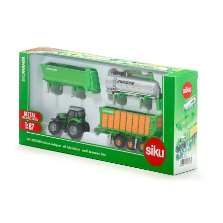 Tractor Deutz-fahr con kit remolque joskin