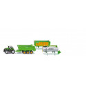 Tractor Deutz-fahr con kit remolque joskin
