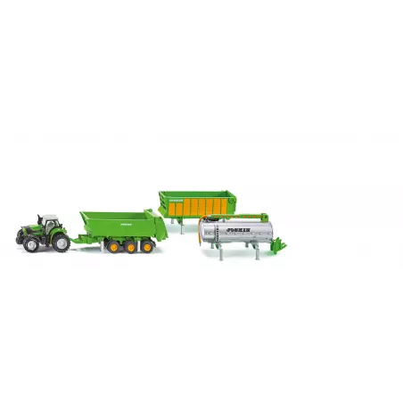 Tractor Deutz-fahr con kit remolque joskin