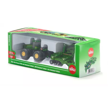 Tractor John Deere con cutivador amazone