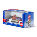 Vehículo quitanieves PistenBully a escala 1:87 en miniatura de metal y plástico