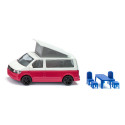 Furgoneta de juguete VW T6 California a escala 1:50 con puertas practicables