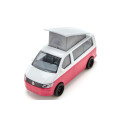 Furgoneta de juguete VW T6 California a escala 1:50 con puertas practicables