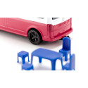 Furgoneta de juguete VW T6 California a escala 1:50 con puertas practicables