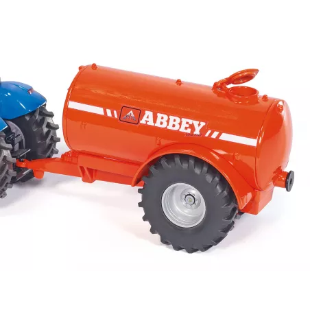 Tractor de juguete New Holland con cisterna a escala 1:50, fabricado en metal y plástico