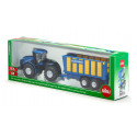 Tractor New Holland con remolque - escala 1:50