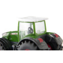 Tractor de juguete Fendt 942 Vario con segadora frontal a escala 1:50 fabricado en metal y plástico.
