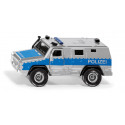 Vehículo táctico Rheinmetall MAN Survivor R a escala 1:50, réplica de metal y plástico con puertas operativas.