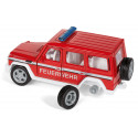 Vehículo de bomberos de juguete Mercedes-AMG G65 a escala 1:50 con puertas practicables