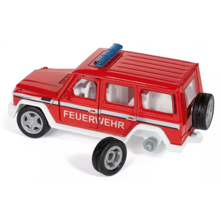 Vehículo de bomberos de juguete Mercedes-AMG G65 a escala 1:50 con puertas practicables
