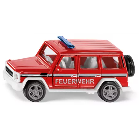 Vehículo de bomberos de juguete Mercedes-AMG G65 a escala 1:50 con puertas practicables