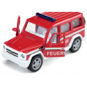 Vehículo de bomberos de juguete Mercedes-AMG G65 a escala 1:50 con puertas practicables