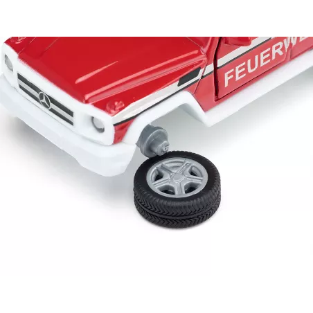 Vehículo de bomberos de juguete Mercedes-AMG G65 a escala 1:50 con puertas practicables