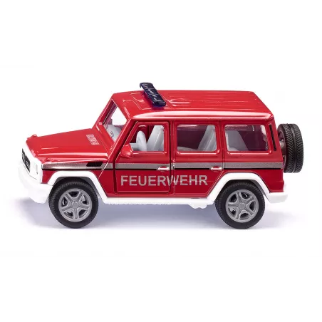 Vehículo de bomberos de juguete Mercedes-AMG G65 a escala 1:50 con puertas practicables