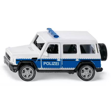 Mercedes-AMG G65 de Policía Federal a escala 1:50 en metal con puertas practicables y neumáticos intercambiables