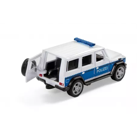 Mercedes-AMG G65 de Policía Federal a escala 1:50 en metal con puertas practicables y neumáticos intercambiables