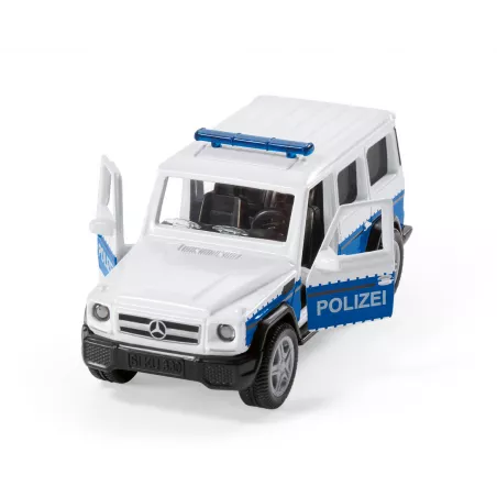 Mercedes-AMG G65 de Policía Federal a escala 1:50 en metal con puertas practicables y neumáticos intercambiables