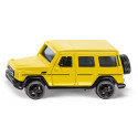 Coche de juguete Mercedes-AMG G 65 a escala 1:50 con puertas abatibles y detalles de metal.