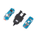 Coche de juguete Dodge Charger y SRT Racing escala 1:55 de metal con puertas que se abren.