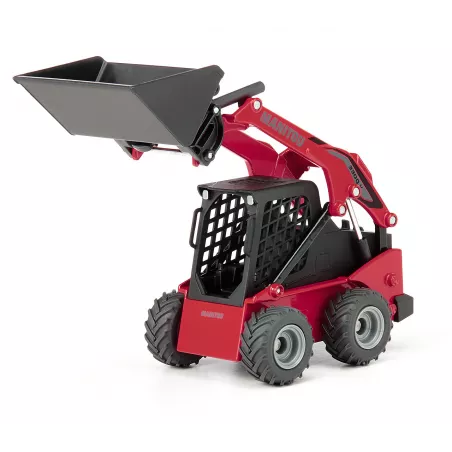 Minicargadora Manitou 3300V Siku a escala 1:32 con pala móvil y neumáticos agrícolas de juguete