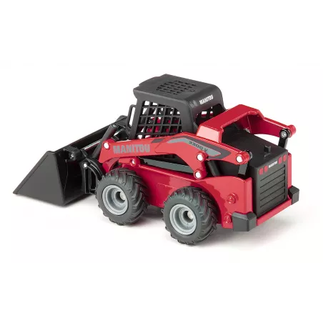 Minicargadora Manitou 3300V Siku a escala 1:32 con pala móvil y neumáticos agrícolas de juguete