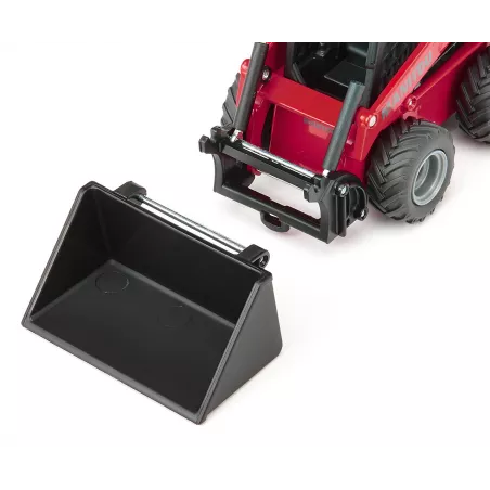 Minicargadora Manitou 3300V Siku a escala 1:32 con pala móvil y neumáticos agrícolas de juguete