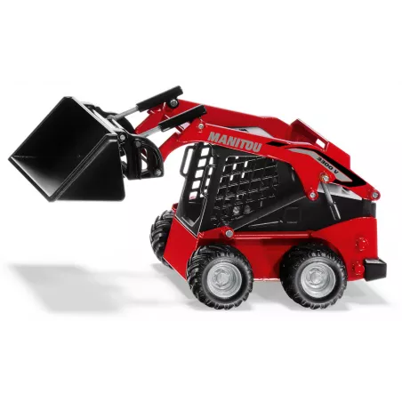 Minicargadora Manitou 3300V Siku a escala 1:32 con pala móvil y neumáticos agrícolas de juguete