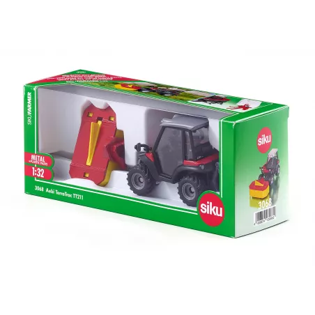 Tractor municipal Aebi TerraTrac TT211 a escala 1:32 de metal y plástico para maquetas y coleccionistas