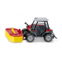 Tractor municipal Aebi TerraTrac TT211 a escala 1:32 de metal y plástico para maquetas y coleccionistas