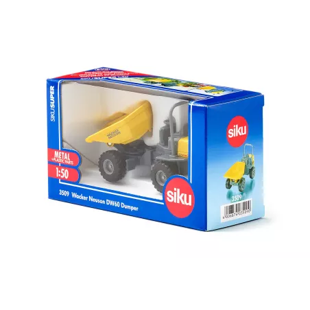 Dumper Wacker DW60 a escala 1:50, miniatura detallada de metal y plástico.