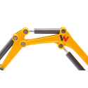 Excavadora móvil Wacker Neuson EW65 a escala 1:50 con neumáticos dobles, modelo coleccionable de metal.