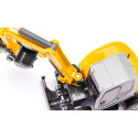 Excavadora móvil Wacker Neuson EW65 a escala 1:50 con neumáticos dobles, modelo coleccionable de metal.