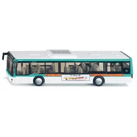 Autobús urbano de juguete MAN Lion's City de Siku a escala 1:50 en metal y plástico.