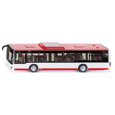 Autobús urbano de juguete MAN Lion's City de Siku a escala 1:50 en metal y plástico.