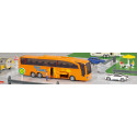 Autocar Mercedes-Benz Travego a escala 1:50 de Siku, miniatura de juguete en metal y plástico.