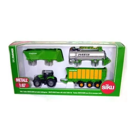 Tractor Deutz-fahr con kit remolque joskin