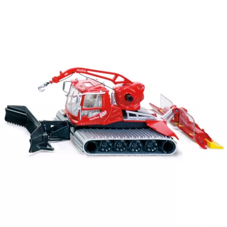 Aplanadora de nieve Pistenbully 600 a escala 1:50, réplica detallada de metal y plástico para coleccionistas.