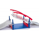 Puente levadizo Sikuworld 5503 de juguete con calzada móvil compatible con vehículos Siku.