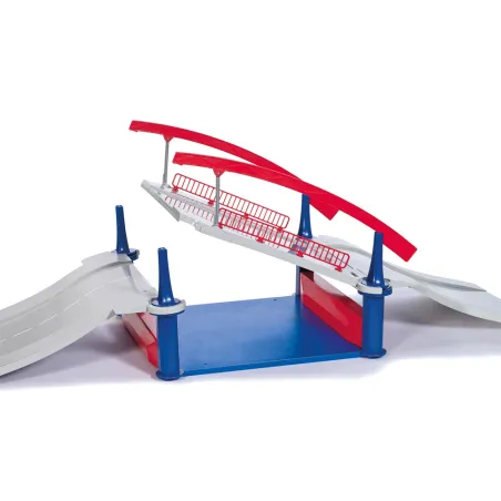 Puente levadizo Sikuworld 5503 de juguete con calzada móvil compatible con vehículos Siku.