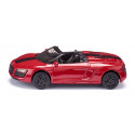 Set de coches convertibles de juguete Siku con Mercedes SLK, Audi R8 Spyder y BMW 645i en miniatura.